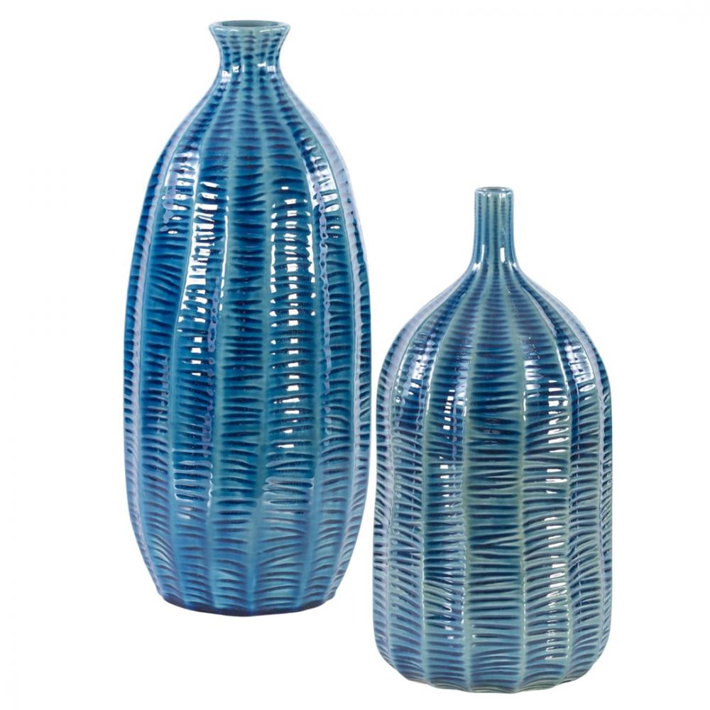 Uttermost Bixby Blue Vase